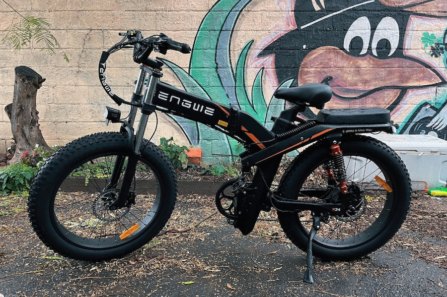 engwe x24 e-bike - side view