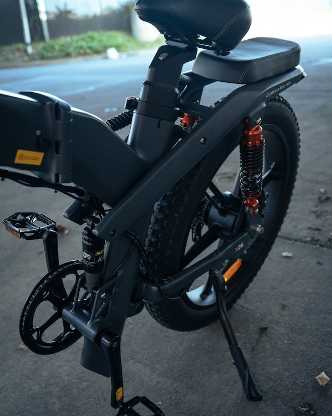 engwe x26 e-bike - rear portion