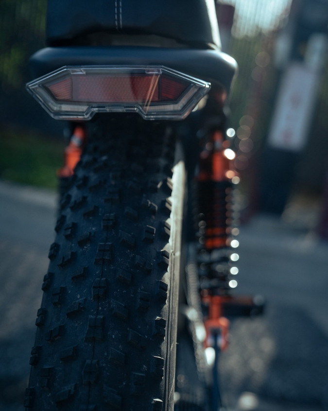 engwe x26 e-bike - rear tail light