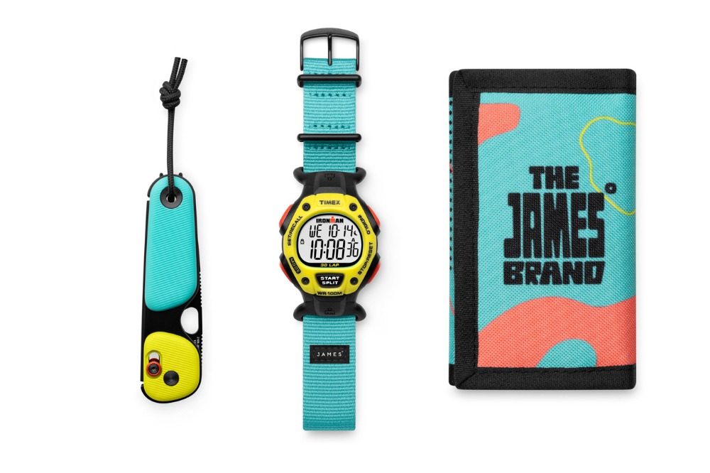 timex ironman x james brand - set of three