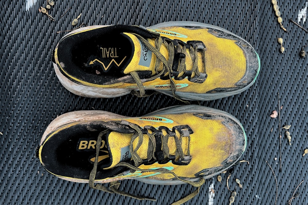 brooks caldera 7 - dirty above