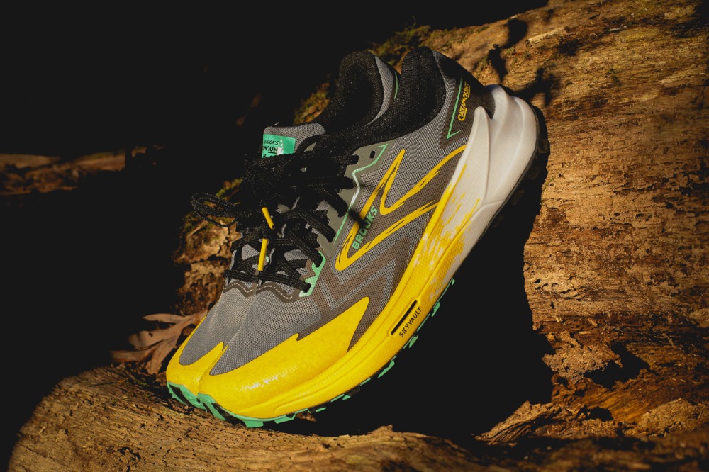 brooks catamount 3 - landscape both shoes log