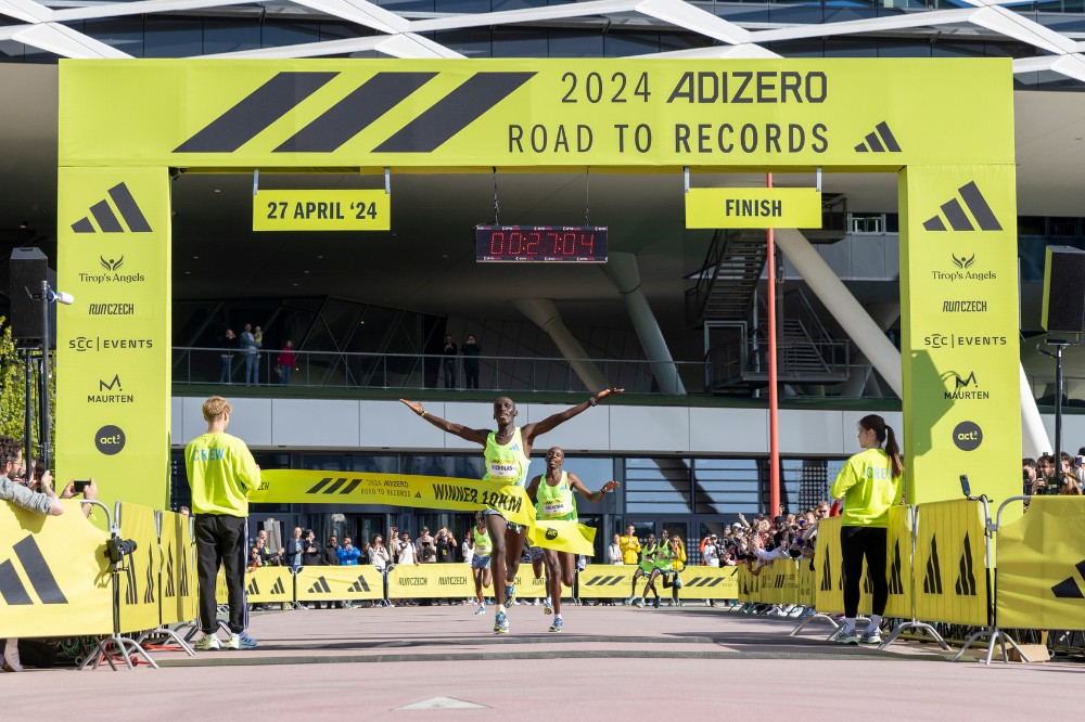 adidas road to records finish line - Nicholas Kipkorir