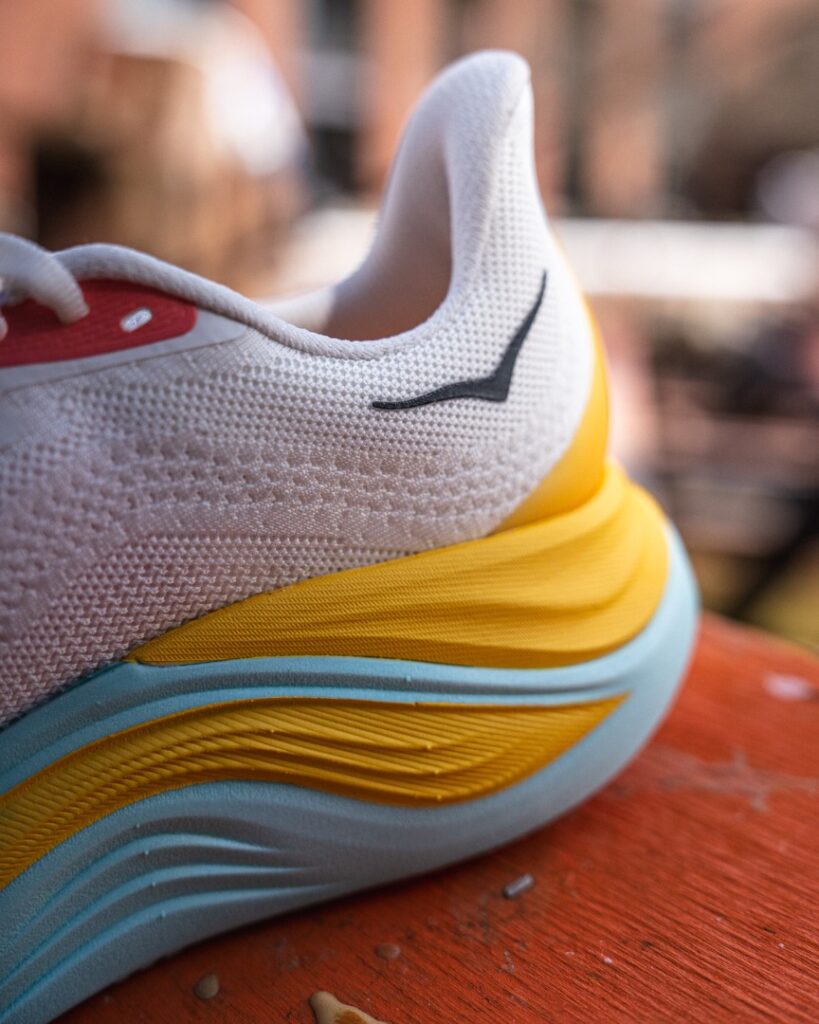 hoka skyward x - medial heel