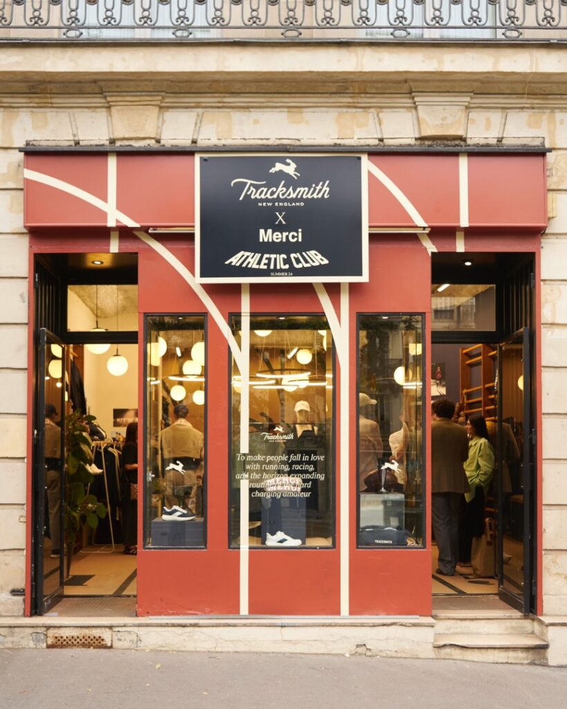 tracksmith - merci popup