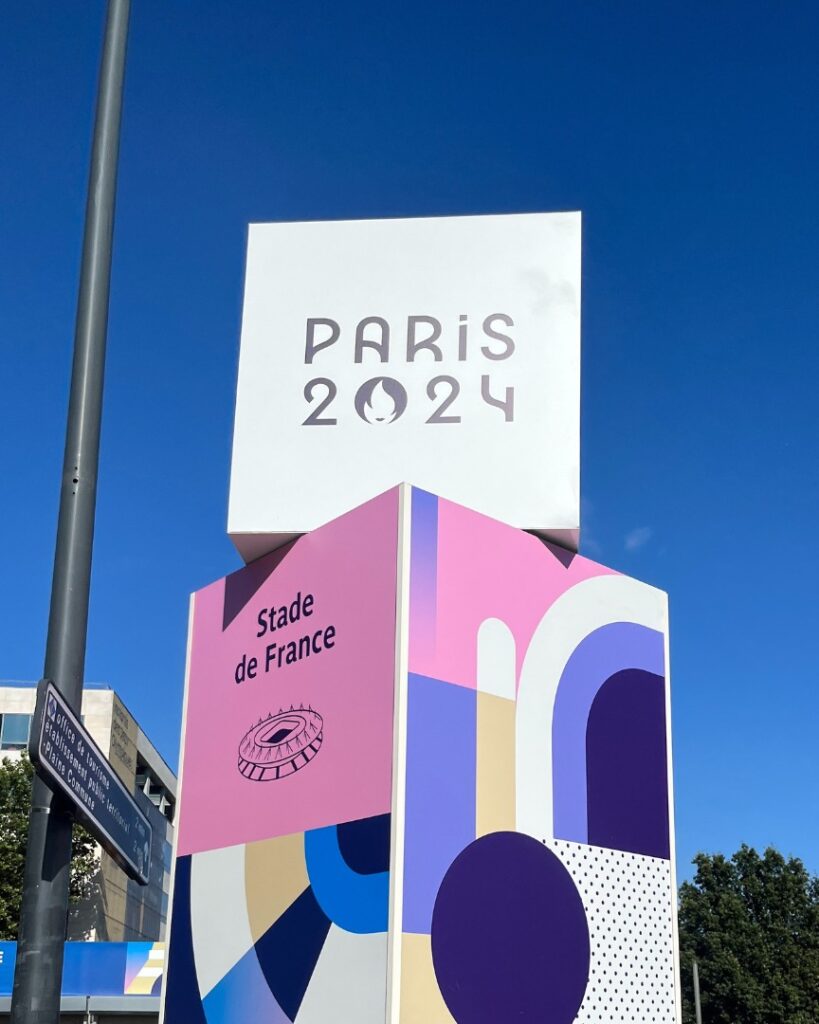 paris 2024 - sign vert