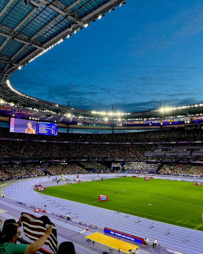 paris 2024 - stade night vert