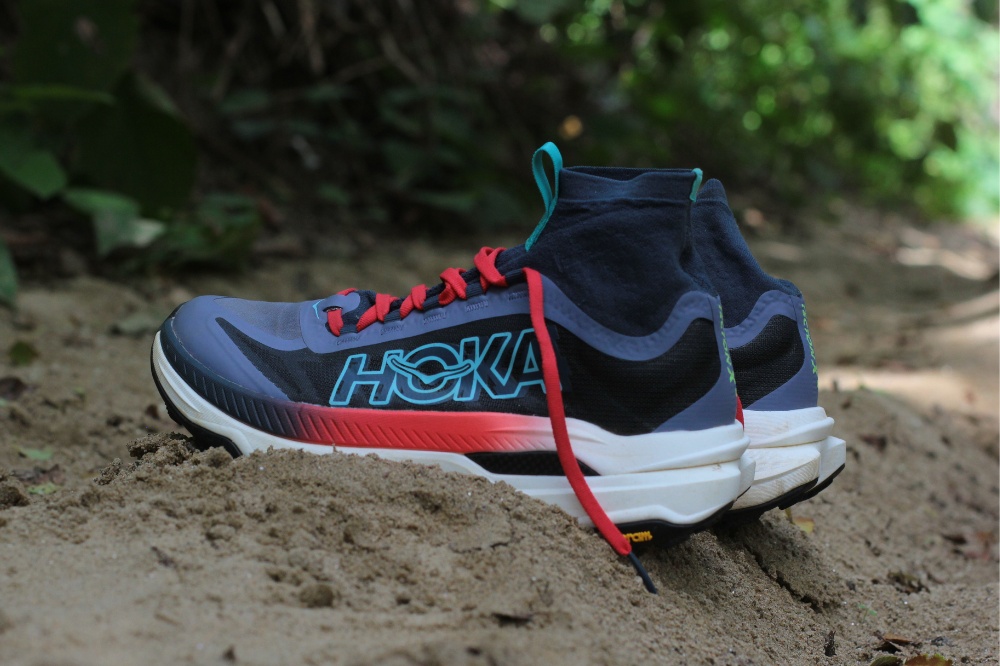 hoka tecton x 3 - sand heels
