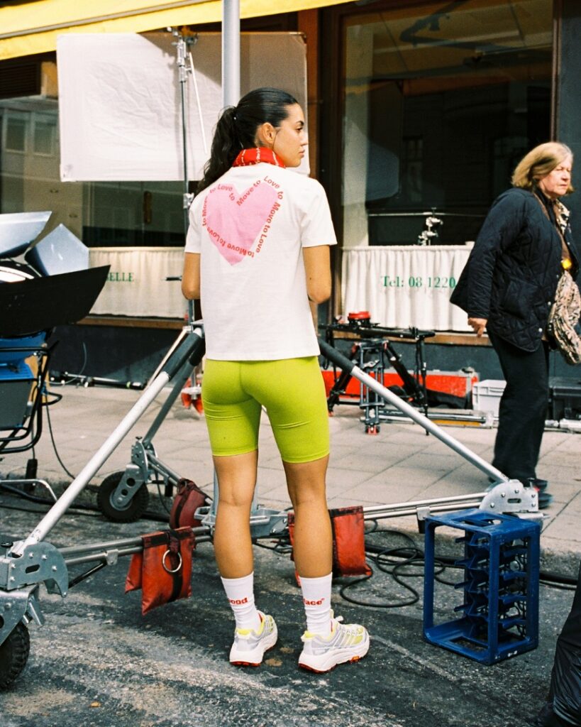 UNNA - GREEN SHORTS