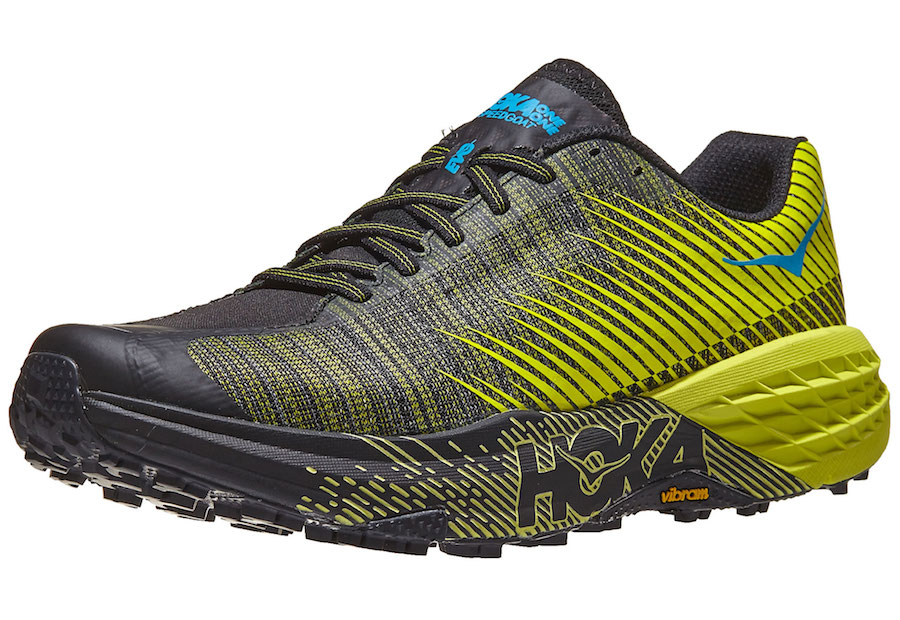 hoka one one evo speedgoat side