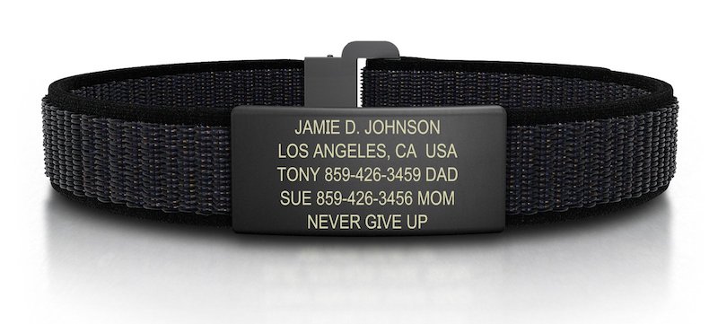road ID bracelet - 2019 holiday gift guide