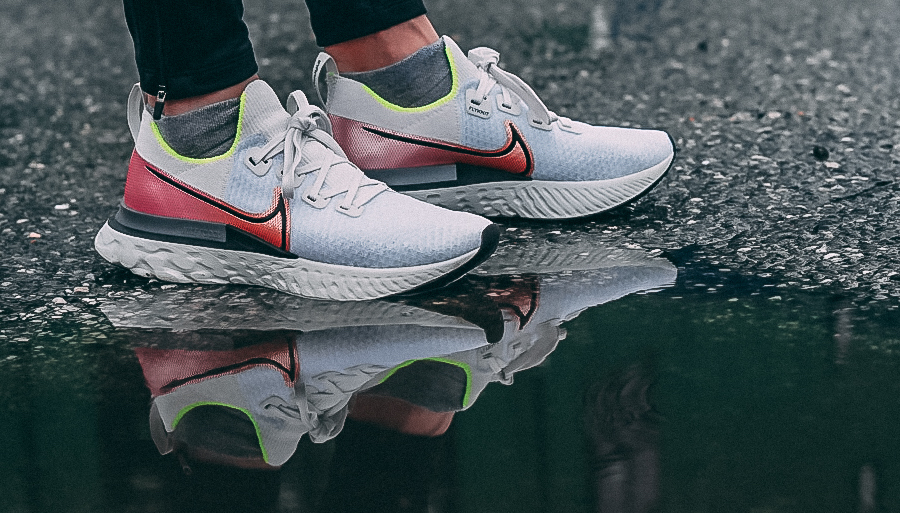 Nike React Infinity puddle