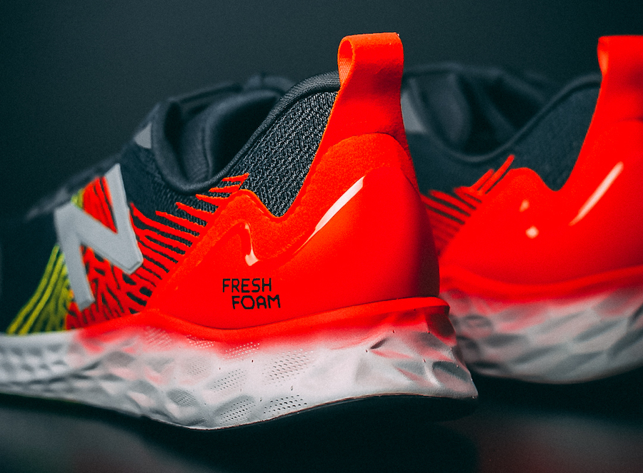 new balance fresh foam tempo - heel