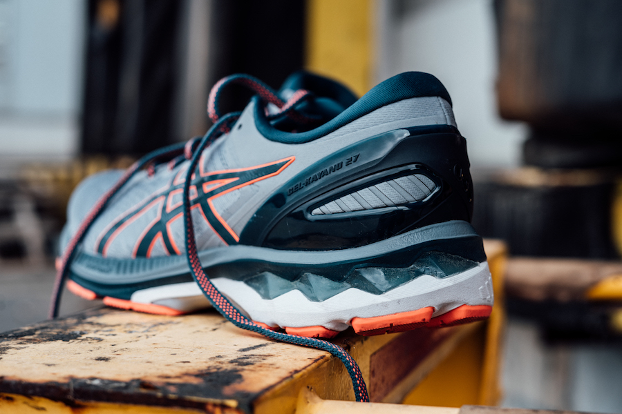 ASICS Kayano 27 heel