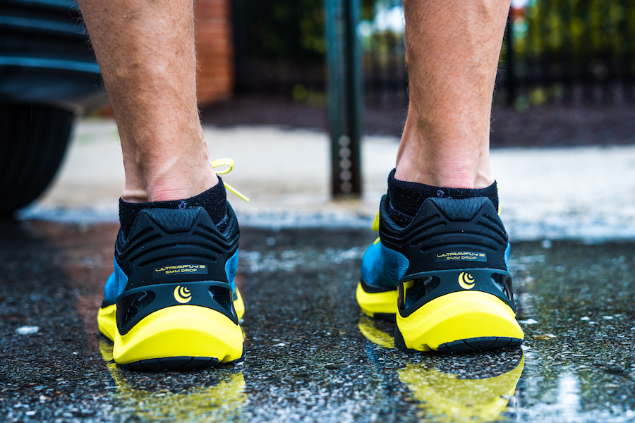 Topo Athletic Ultrafly 3 heel