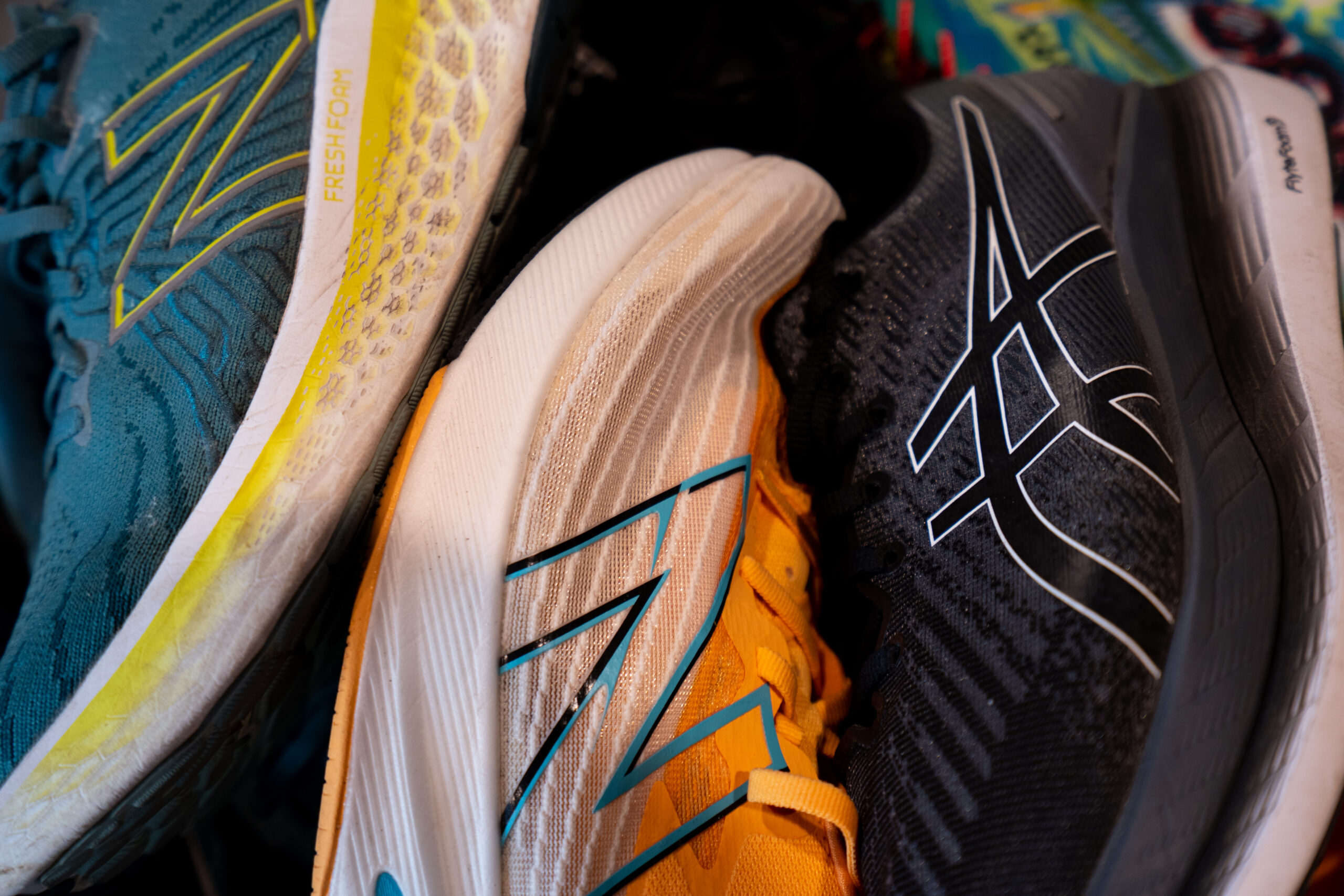 asics and new balance shoes