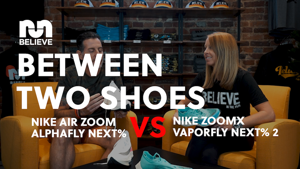 between two shoes nike