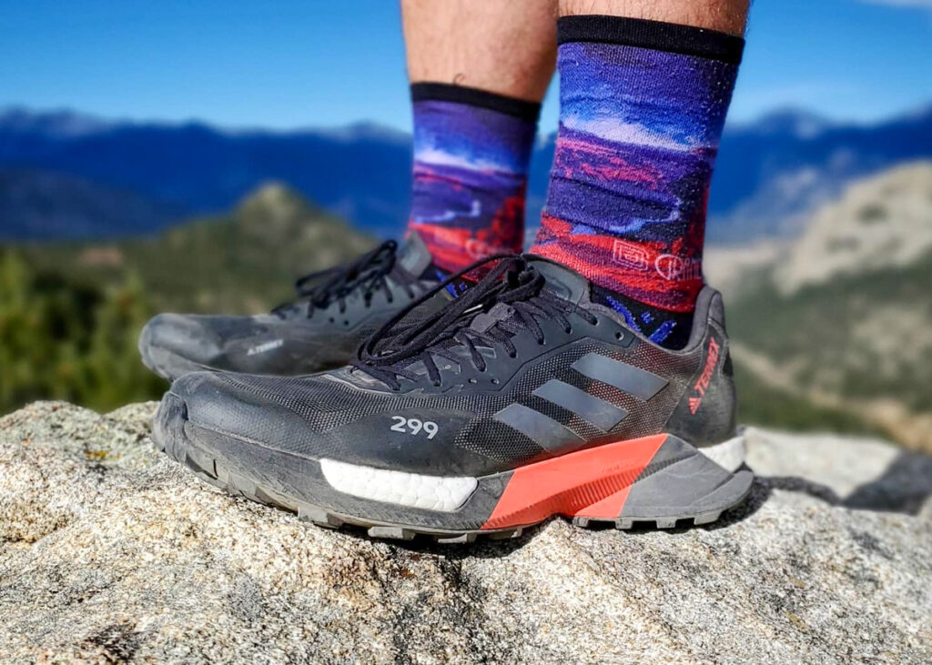 Adidas Terrex Agravic Ultra on foot