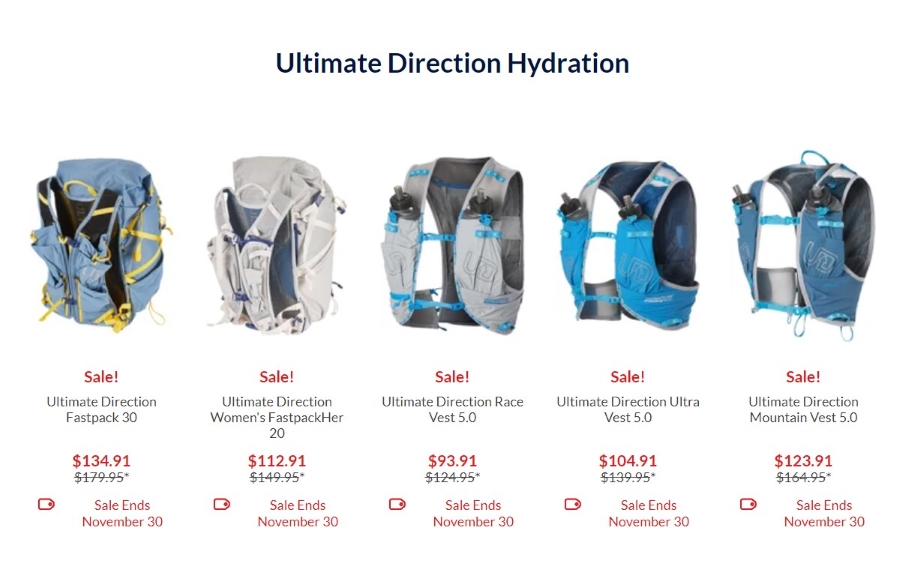 black friday ultimate direction
