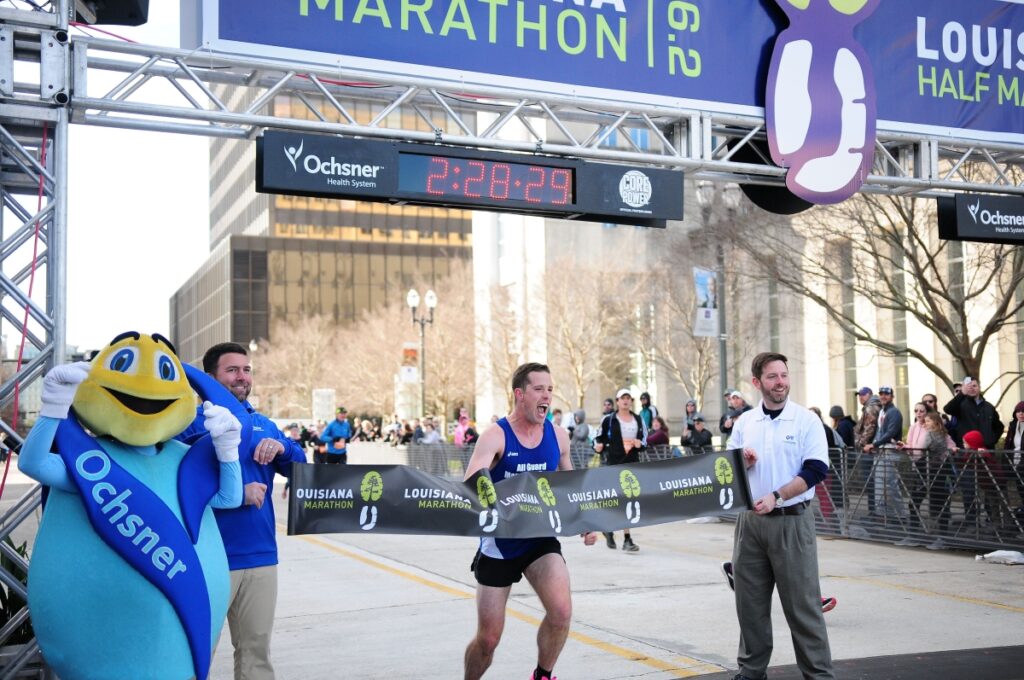 louisiana marathon finish