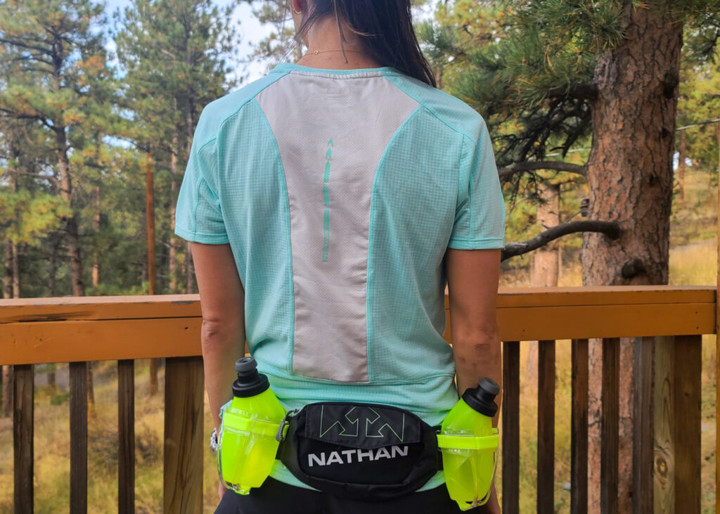 An image of the Nathan Sports Rise tee