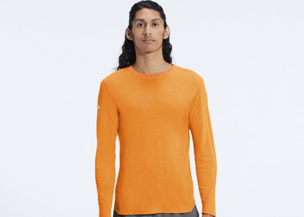 winter running shirt hoka