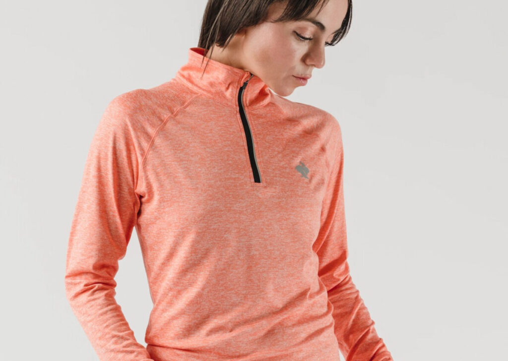 winter running shirt rabbit
