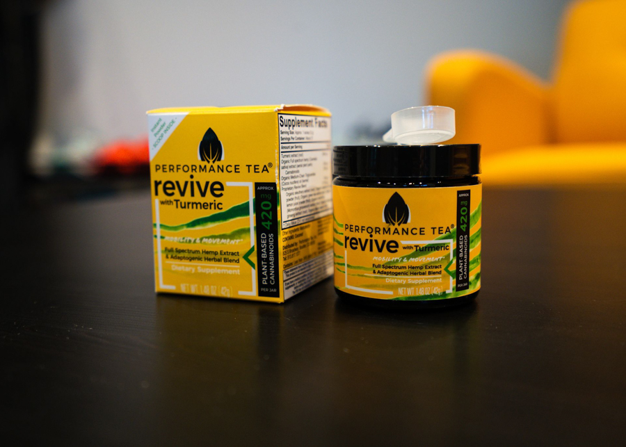 performance tea revive packaging
