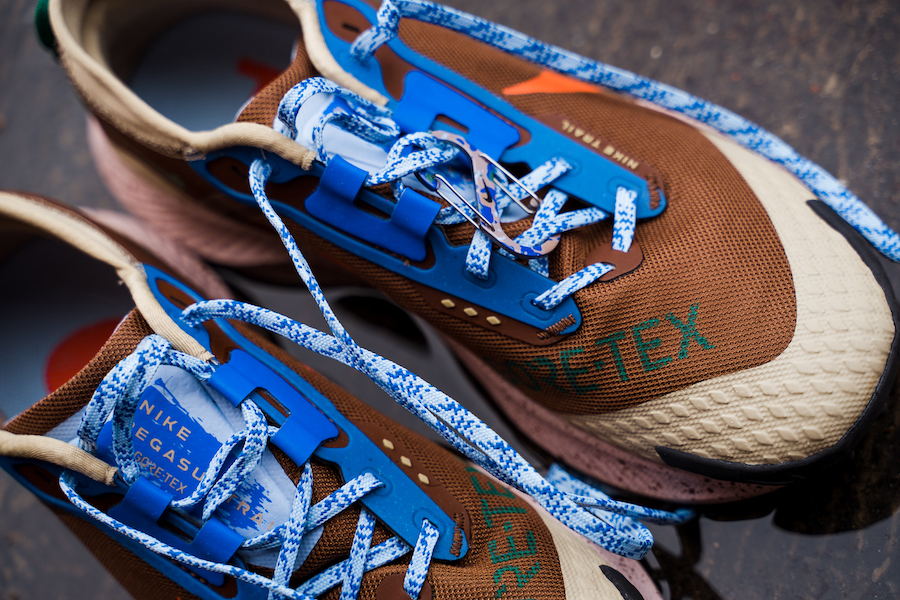 nike pegasus trail 3 goretex - laces caribiner