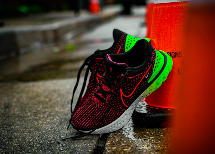 nike react infinity run flyknit 3 angle
