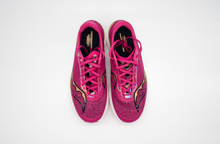saucony endorphin pro 3 top view