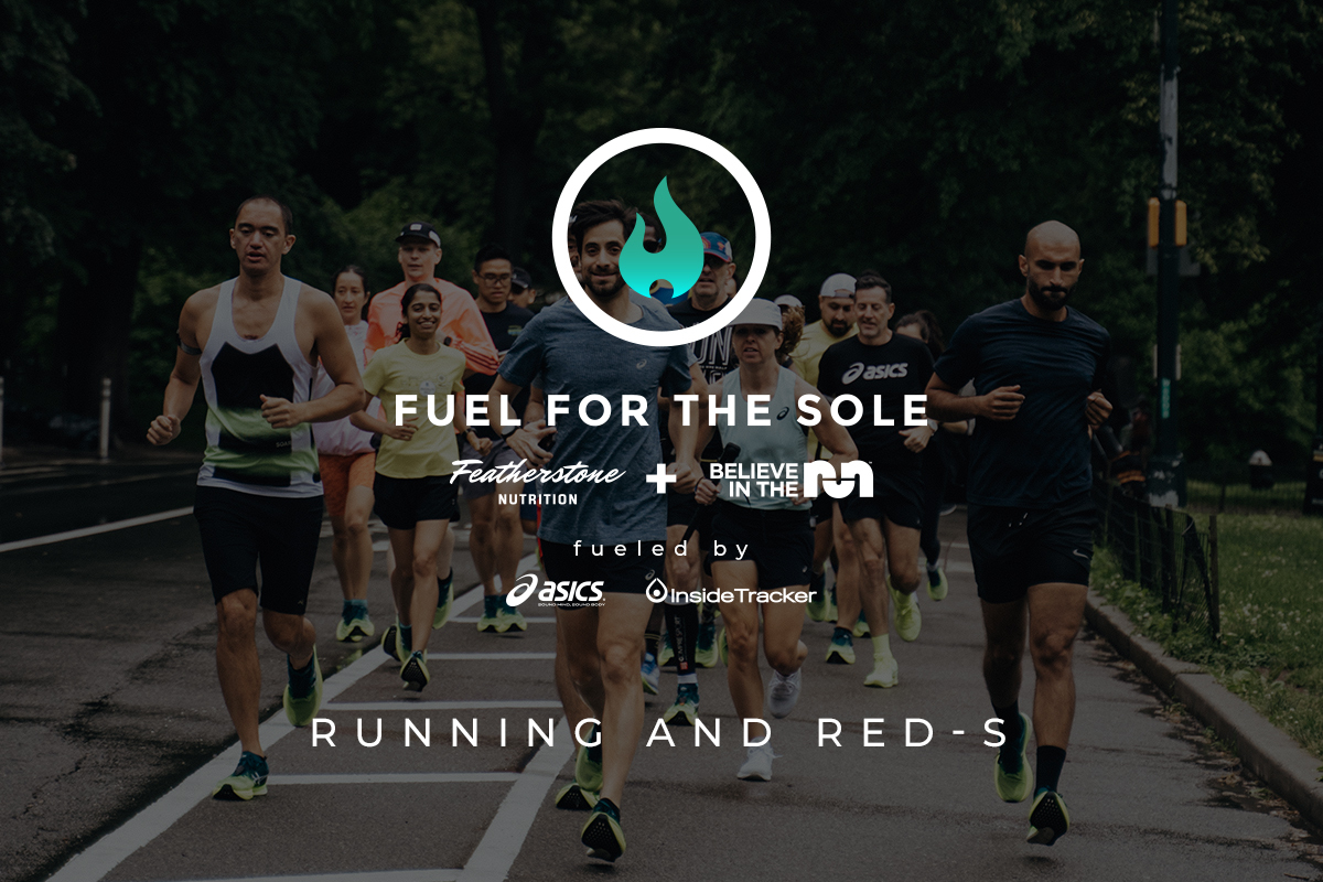 fuel for the sole running and red-s