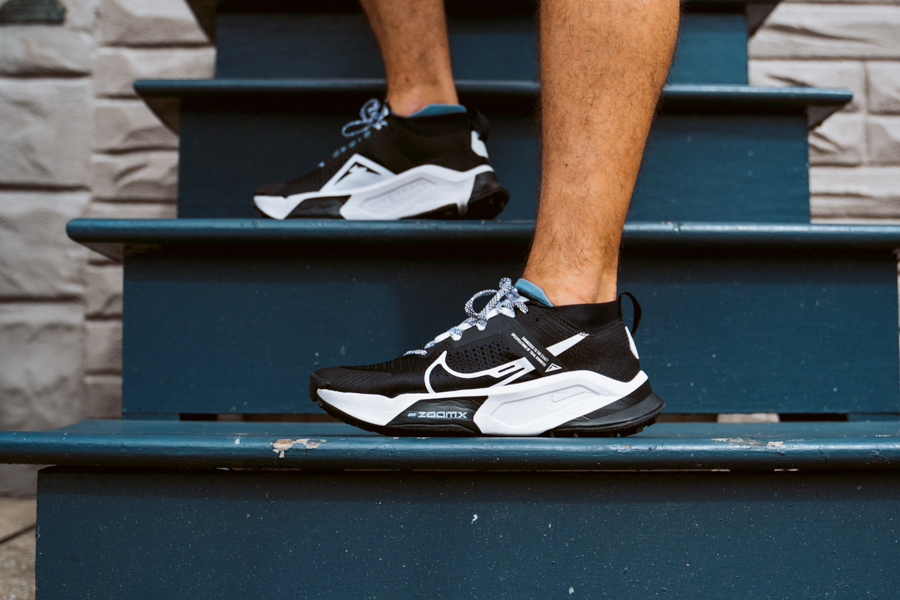 nike zoomx zegama on foot