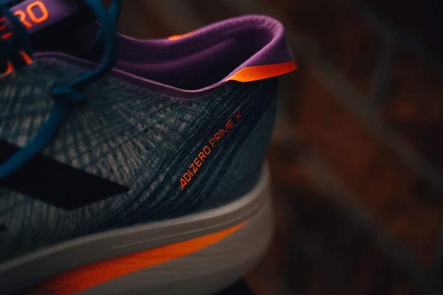 close up of the heel