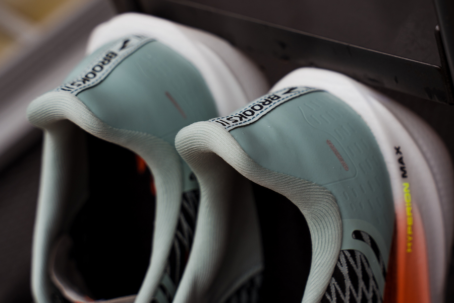 brooks hyperion max - heel