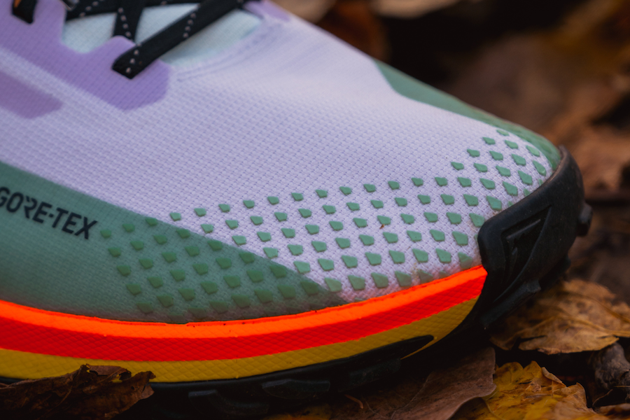 nike pegasus trail 4 gtx - toe