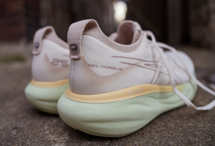 asics gel-nimbus 25 - heel