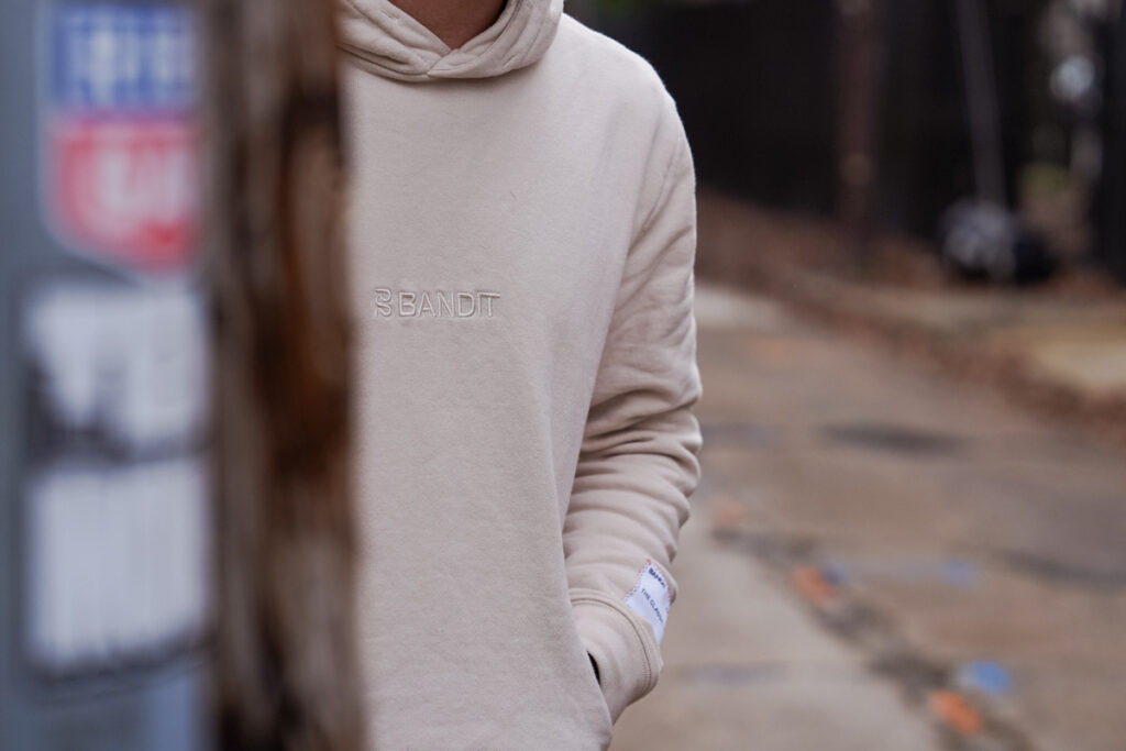 embroidered hoodie
