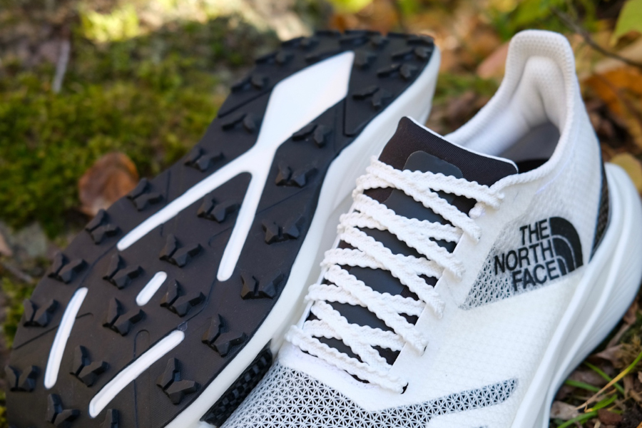 the north face summit vectiv pro laces and outsole