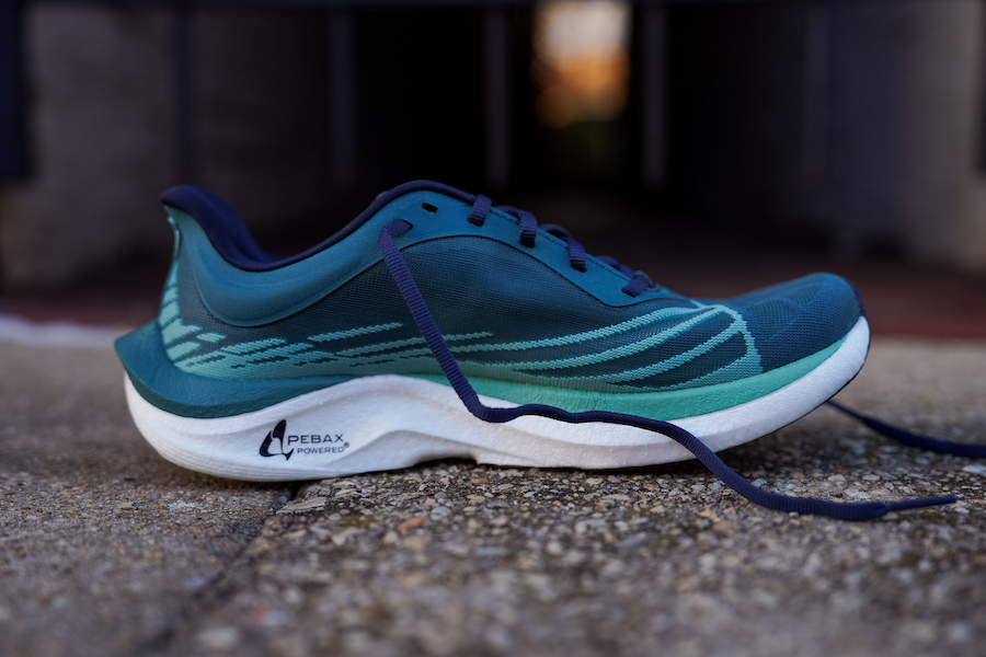 Medial side of the Topo Athletic Cyclone 2