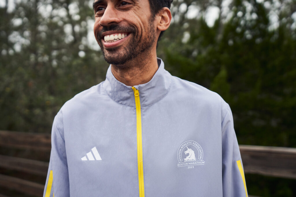 boston marathon celebration jacket - front
