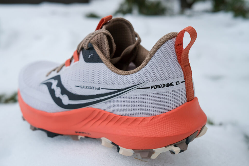 saucony peregrine 13 heel