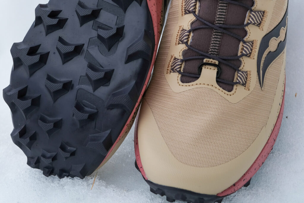 saucony peregrine 13 st outsole and toe