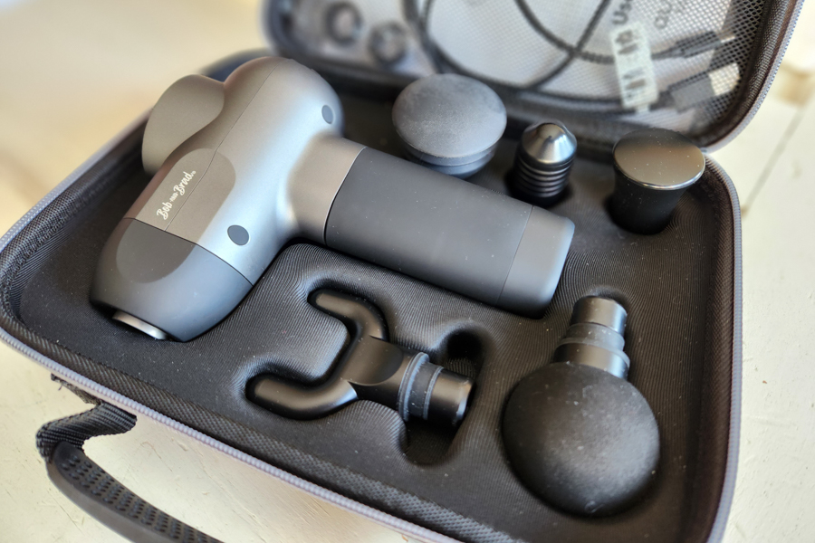 bob and brad massage gun in case