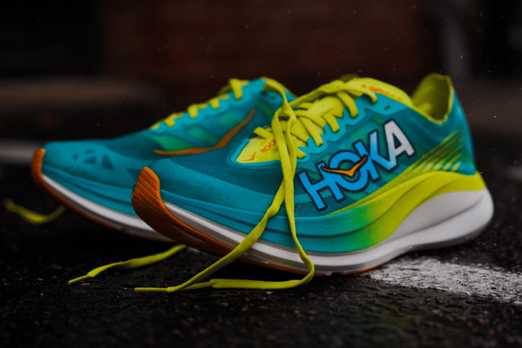 hoka rocket x 2 - both shoes