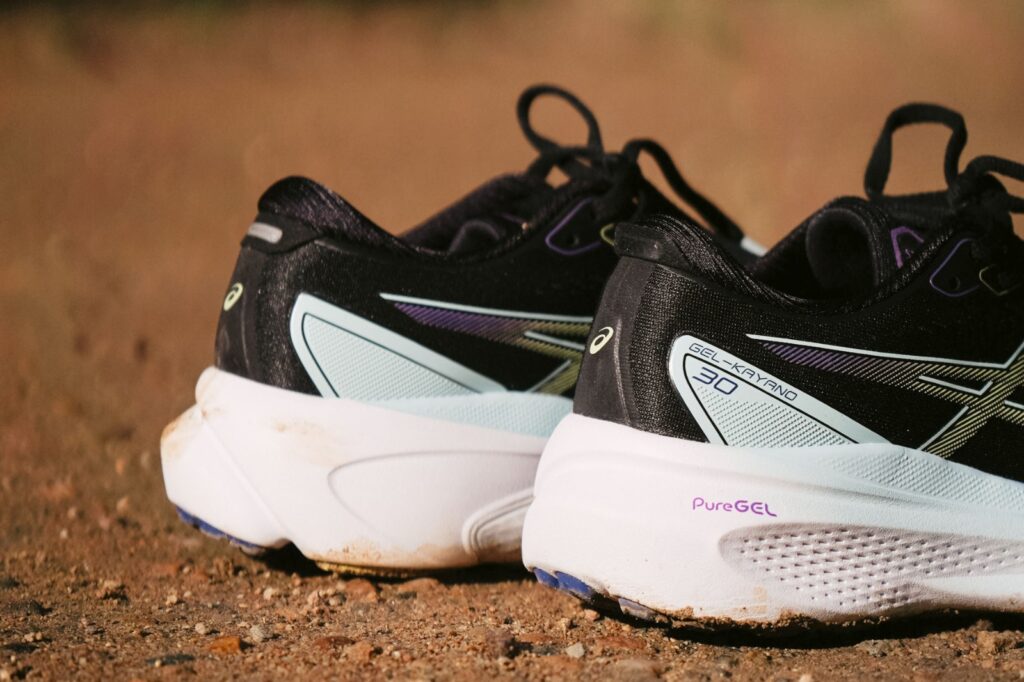 asics gel-kayano 30 heel section