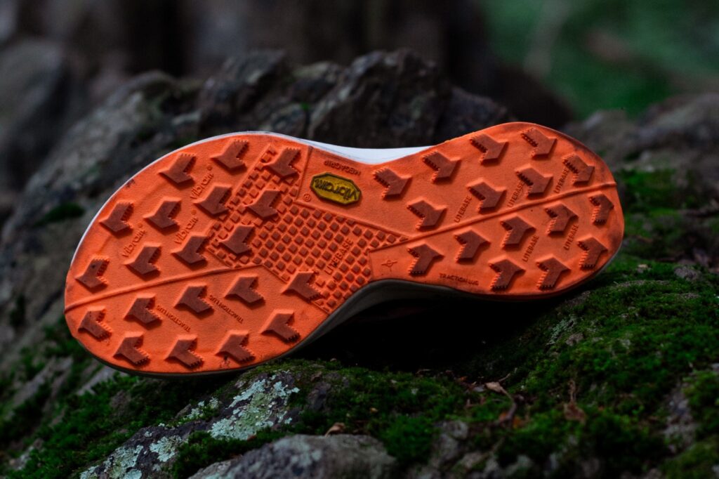 nike ultrafly - orange vibram outsole