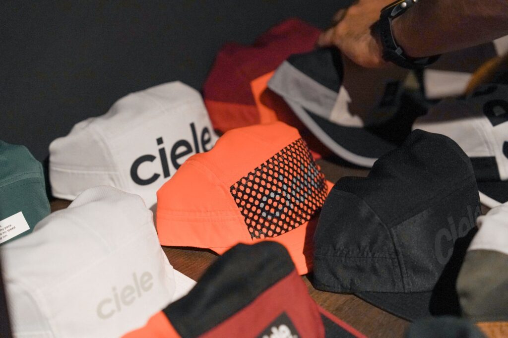 ciele hats on a table