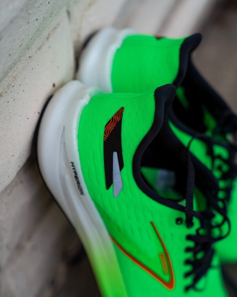 brooks hyperion - heel wall