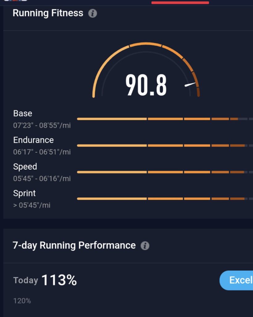 coros training hub screenshot